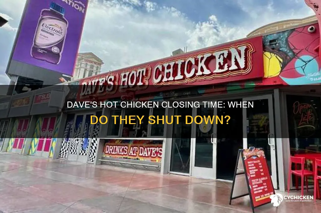 what time do dave