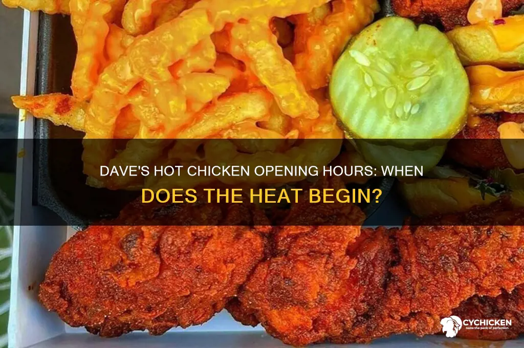 what time do dave