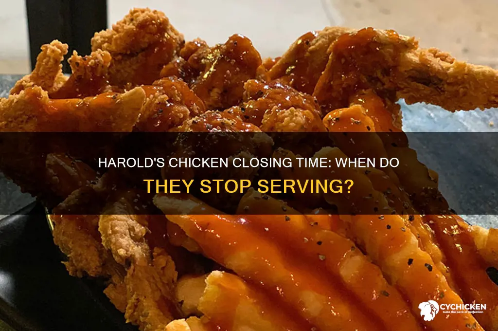 what time do harold