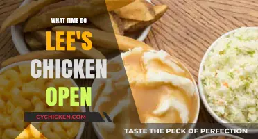Lee's Chicken Opening Hours: When Does Your Nearest Branch Open?