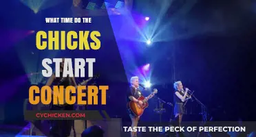 When Do the Chicks Begin Their Concert? Start Time Revealed