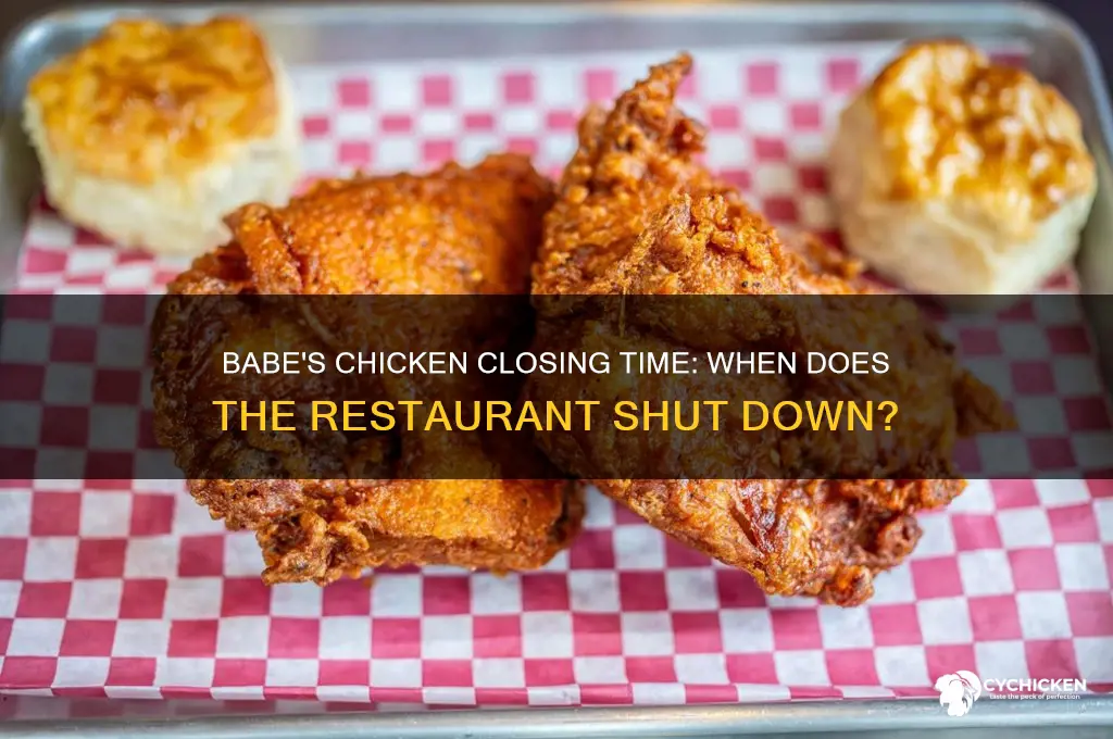 what time does babe