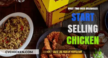 When Does Bojangles Begin Serving Its Famous Chicken?