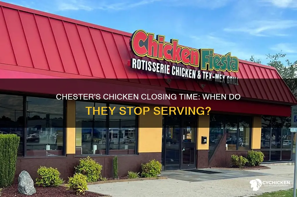 what time does chester
