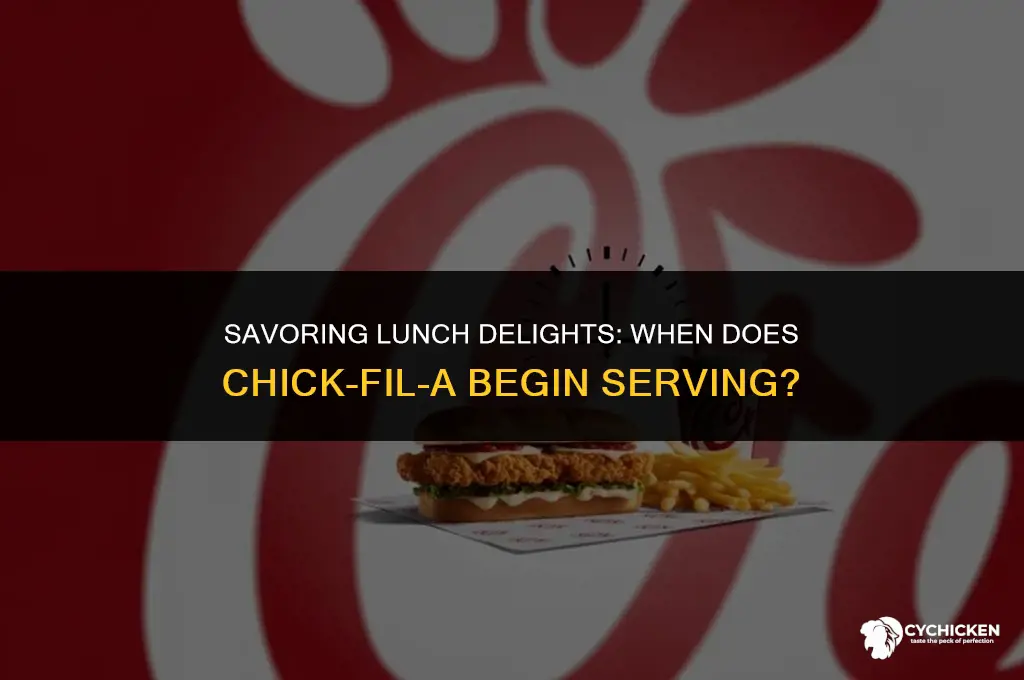 what time does chick filet serve lunch