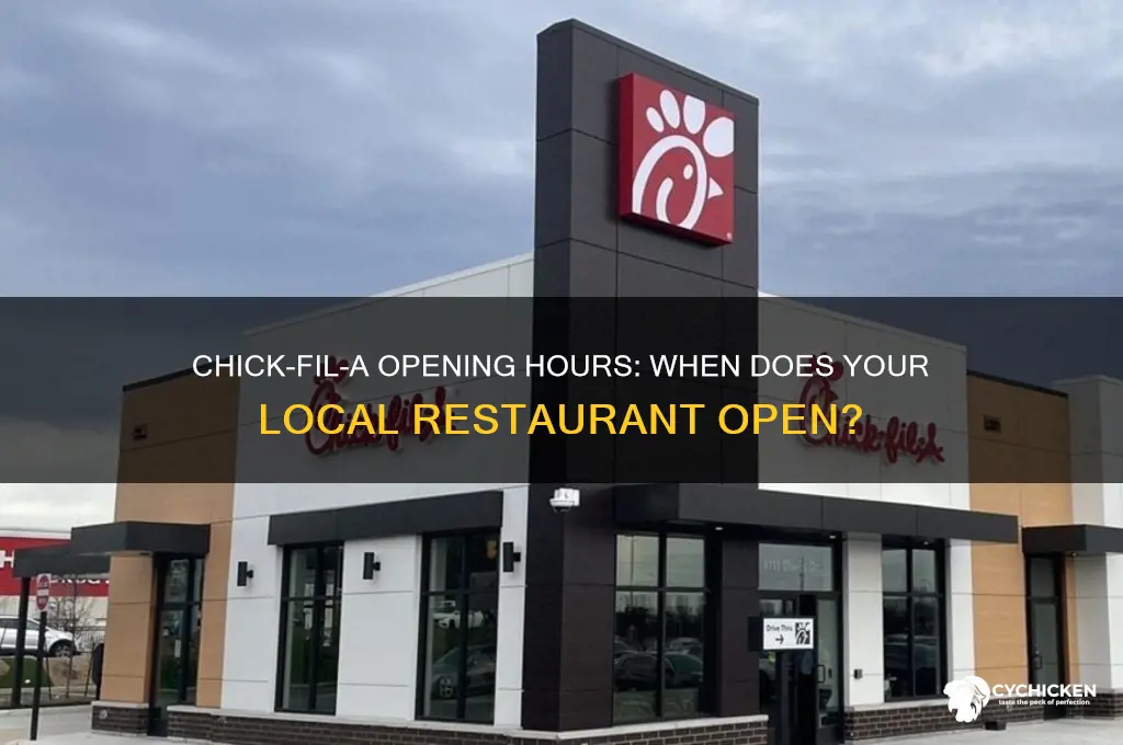 what time does chick fill a open