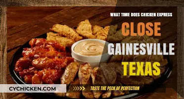 Chicken Express Gainesville, Texas: Closing Time and Location Details