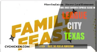 Chicken Express Closing Time in League City, Texas