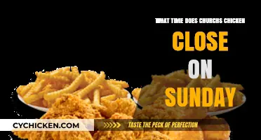 Church's Chicken Sunday Closing Time: When Do They Stop Serving?