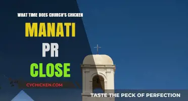 Church's Chicken Manati: Closing Time Alert!