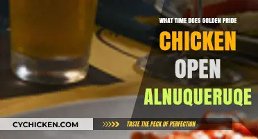 Golden Pride Chicken Albuquerque Opening Hours: Your Complete Guide
