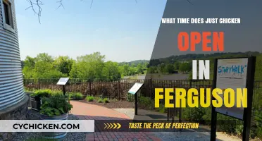 Just Chicken Ferguson Opening Hours: Start Your Day Right