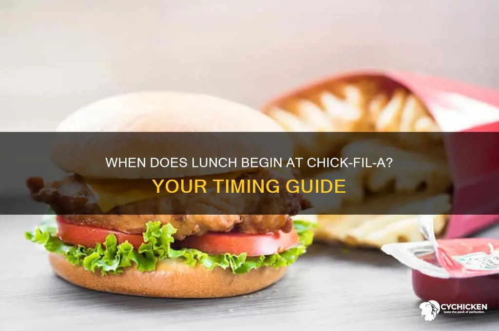 what time does lunch start at chick