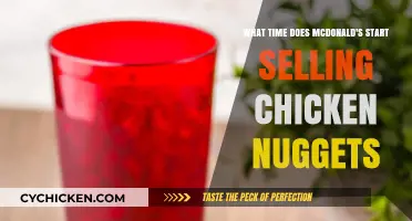 When Does McDonald's Begin Serving Chicken Nuggets Daily?