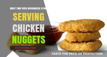 When Does McDonald's Begin Serving Chicken McNuggets Daily?