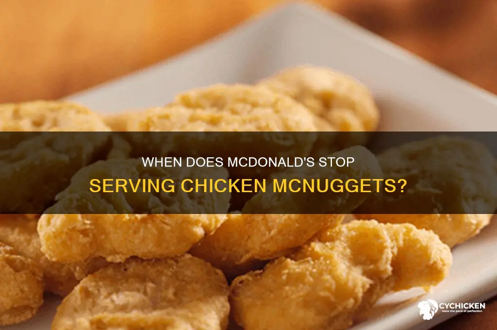 what time does mcdonald