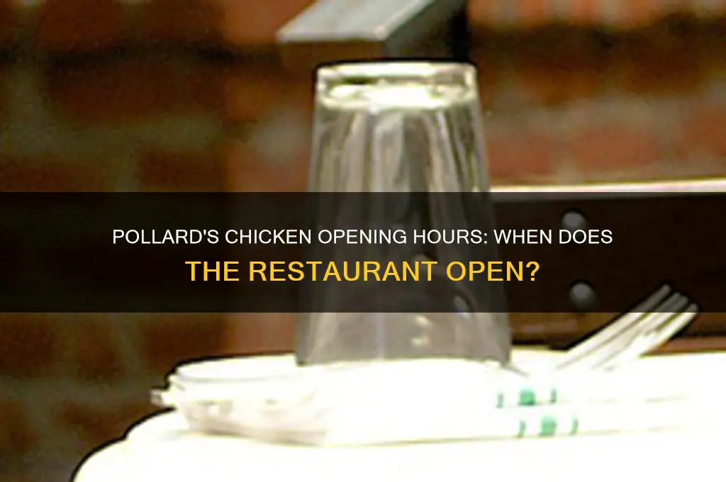 what time does pollard