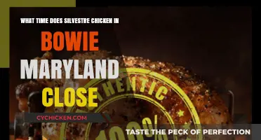 Silvestre Chicken: Closing Time in Bowie, Maryland