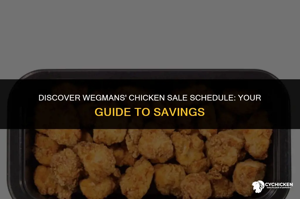 what time does wegmans put chicken on sale
