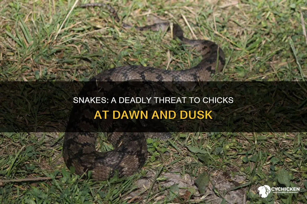 what time of day are snakes likely to kill chicks