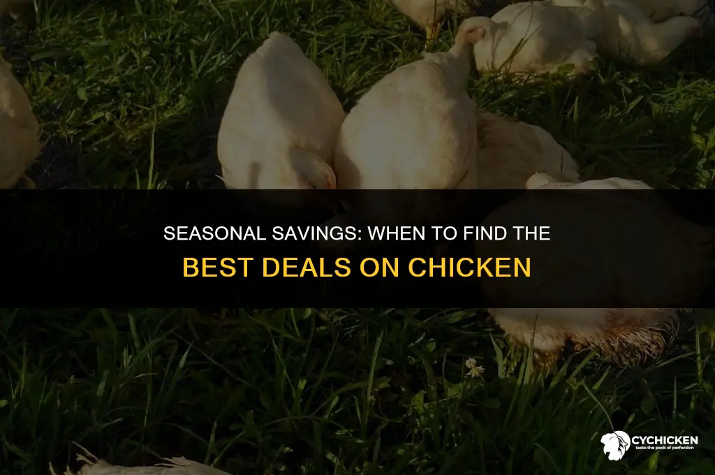 what time of year is chicken on sale