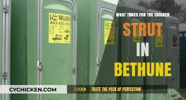 Bethune's Chicken Strut Times: When to Catch the Fun in 2023