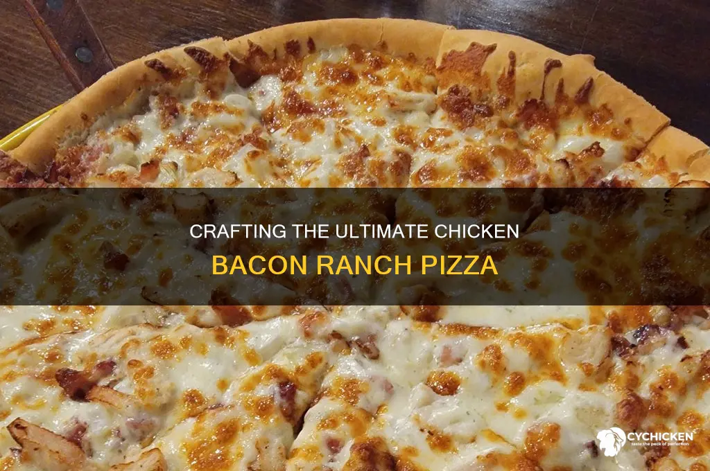 what to add to a chicken backon ranch pizza