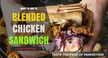 Elevate Your Blended Chicken Sandwich with These Delicious Add-Ins