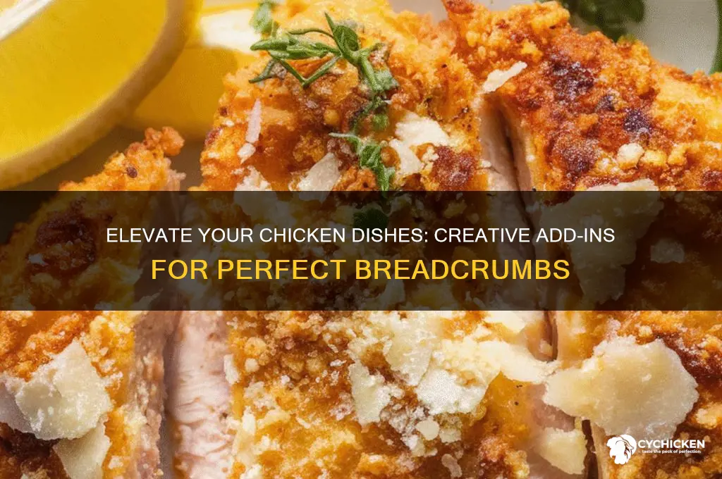 what to add to breadcrumbs for chicken
