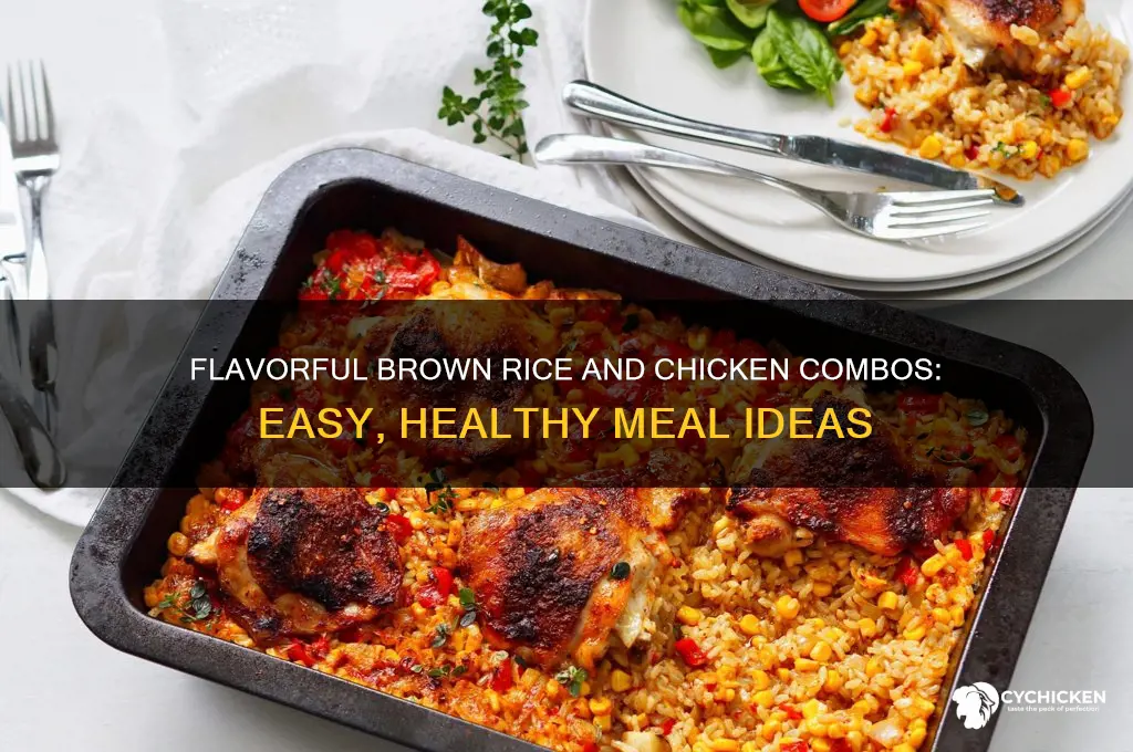 what to add to brown rice and chicken
