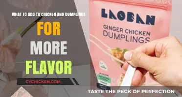 Enhancing Chicken and Dumplings: Adding a Flavorful Twist