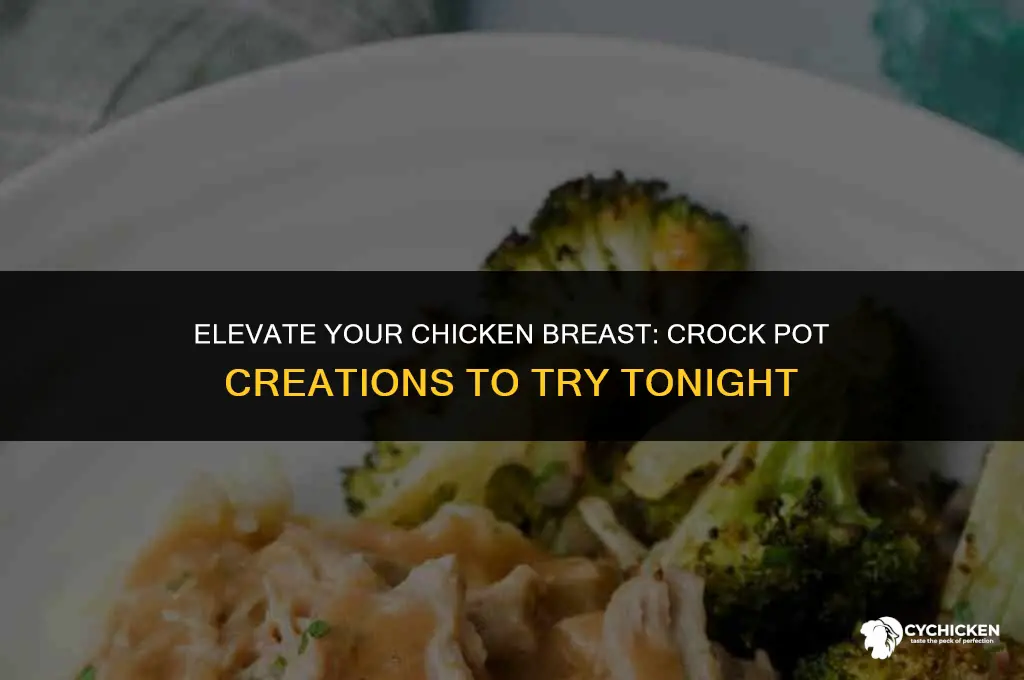 what to add to chicken breast in crock pot