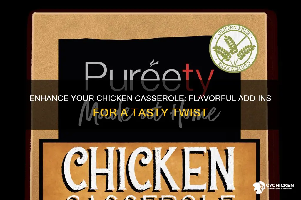 what to add to chicken casserole for flavour