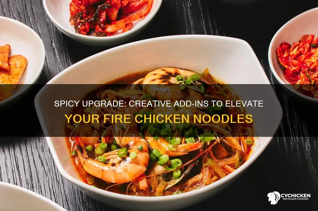 what to add to fire chicken noodles