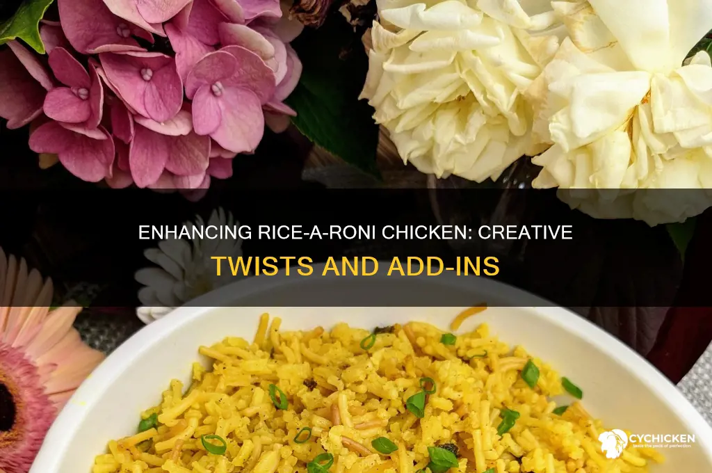what to add to rice a roni chicken and chicken