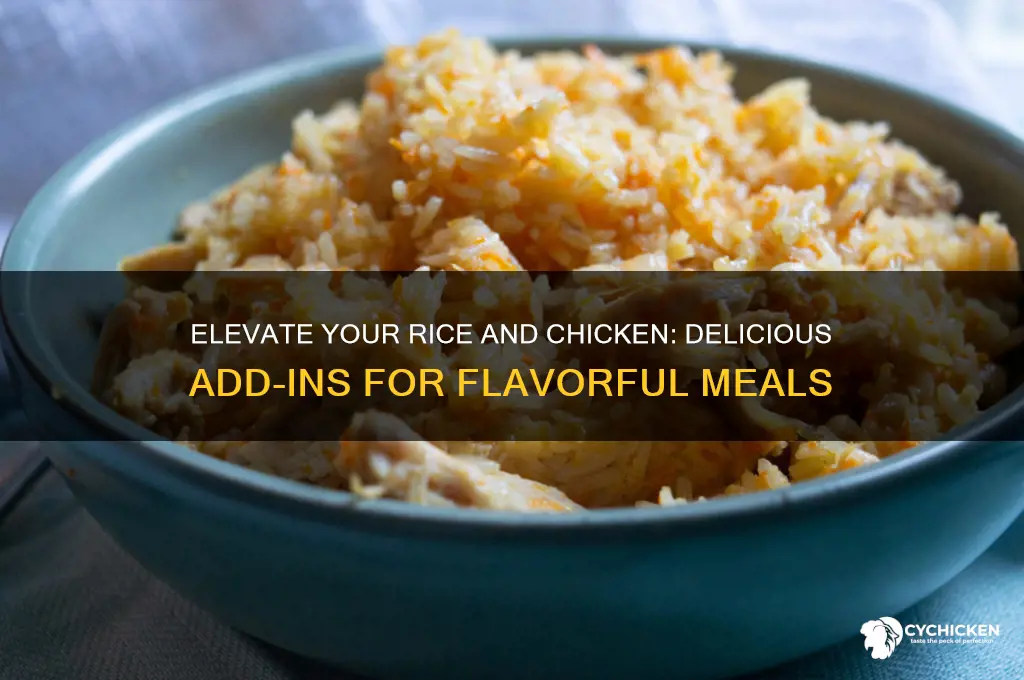 what to add to rice and chicken