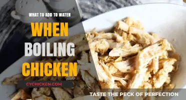 Enhance Your Boiled Chicken: Essential Additions for Flavorful Water