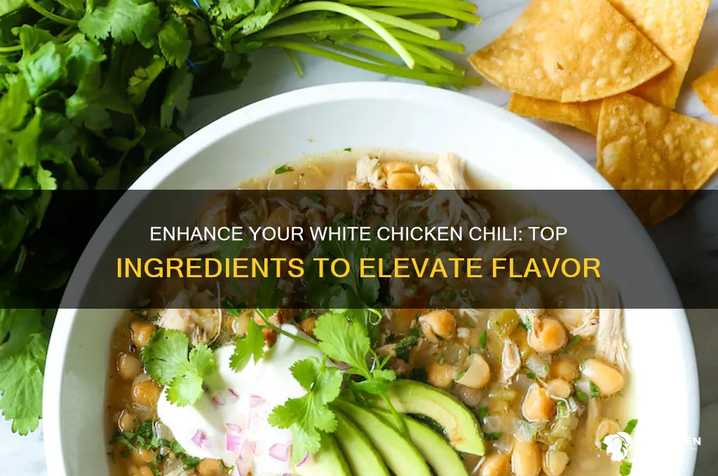 what to add to white chicken chili