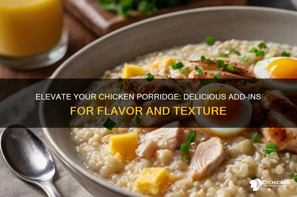what to add to your chicken porridge