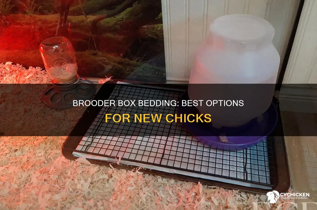 what to bed your brooder box with for new chicks