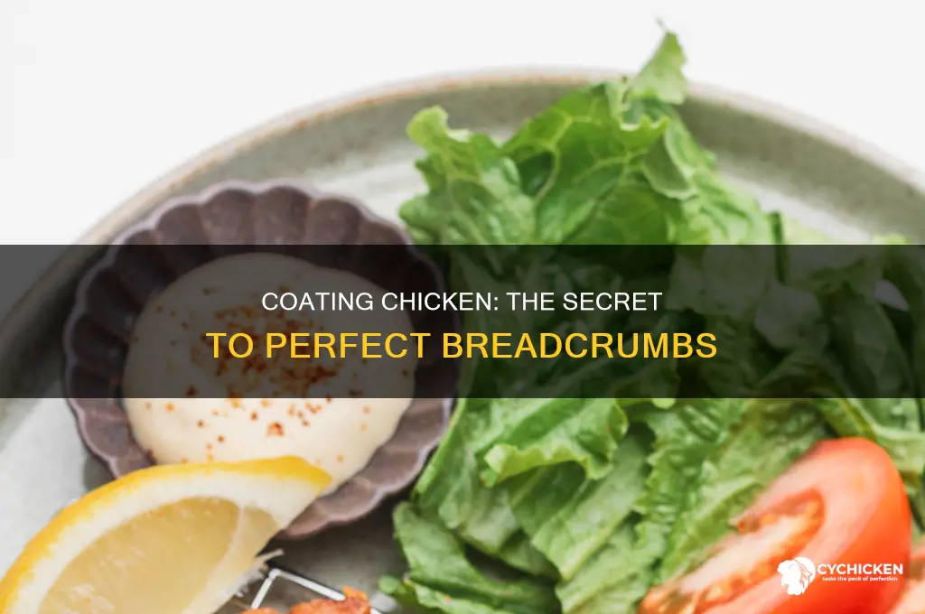 what to coat chicken with before putting progresso bread crumbs