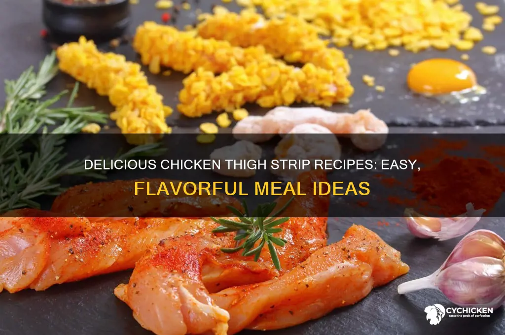 what to cook with chicken thigh strips