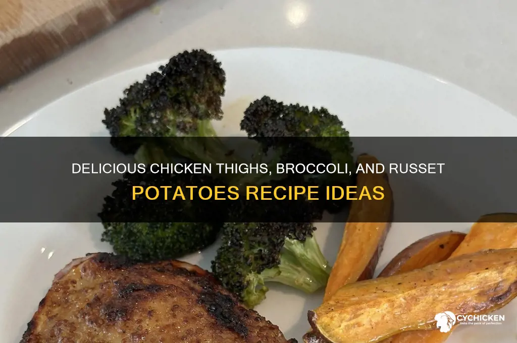 what to cook with chicken thighs broccoli and russet potatoes