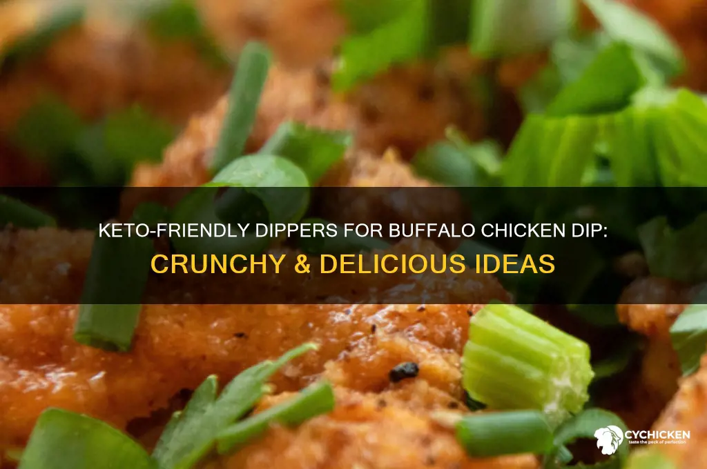 what to dip in buffalo chicken dip keto