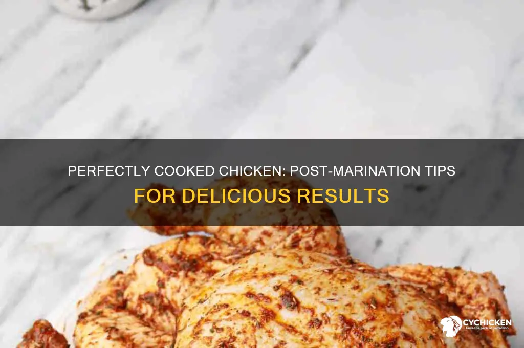 what to do after you marinate chicken