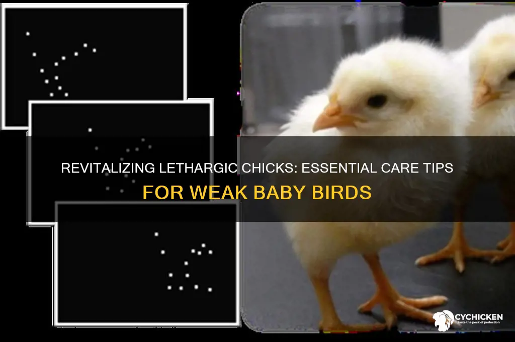 what to do for a lethargic chick