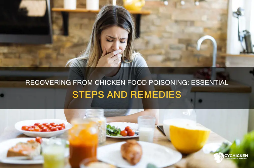 what to do for chicken food poisoning