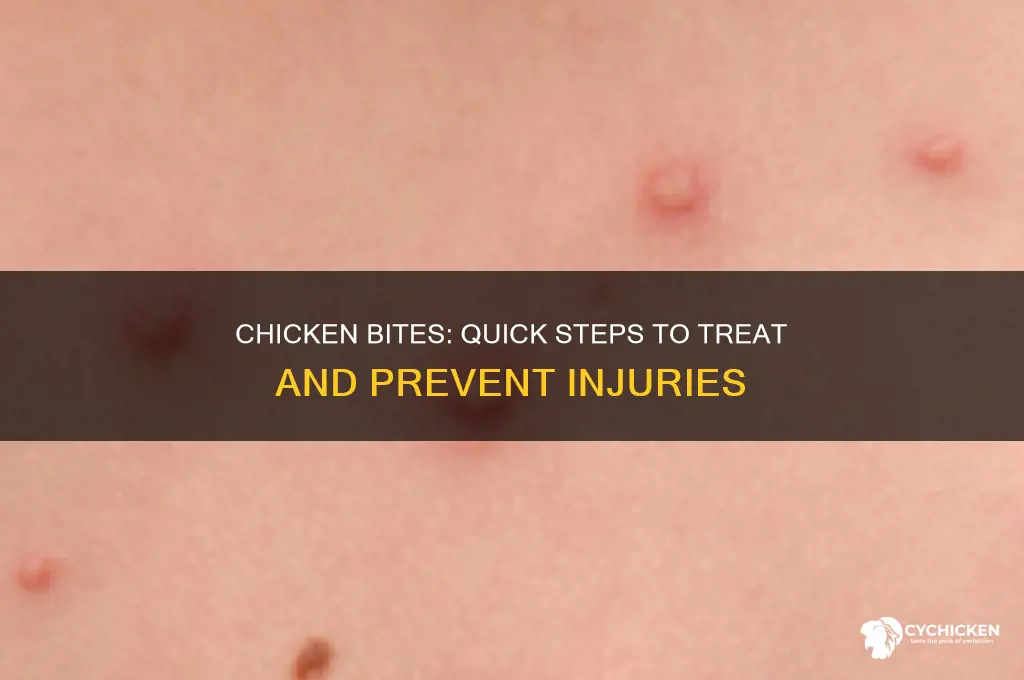 what to do if a chicken bites you