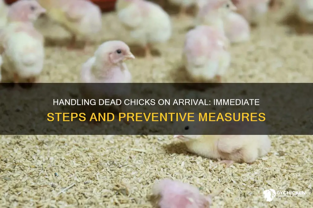 what to do if chick arrive dead