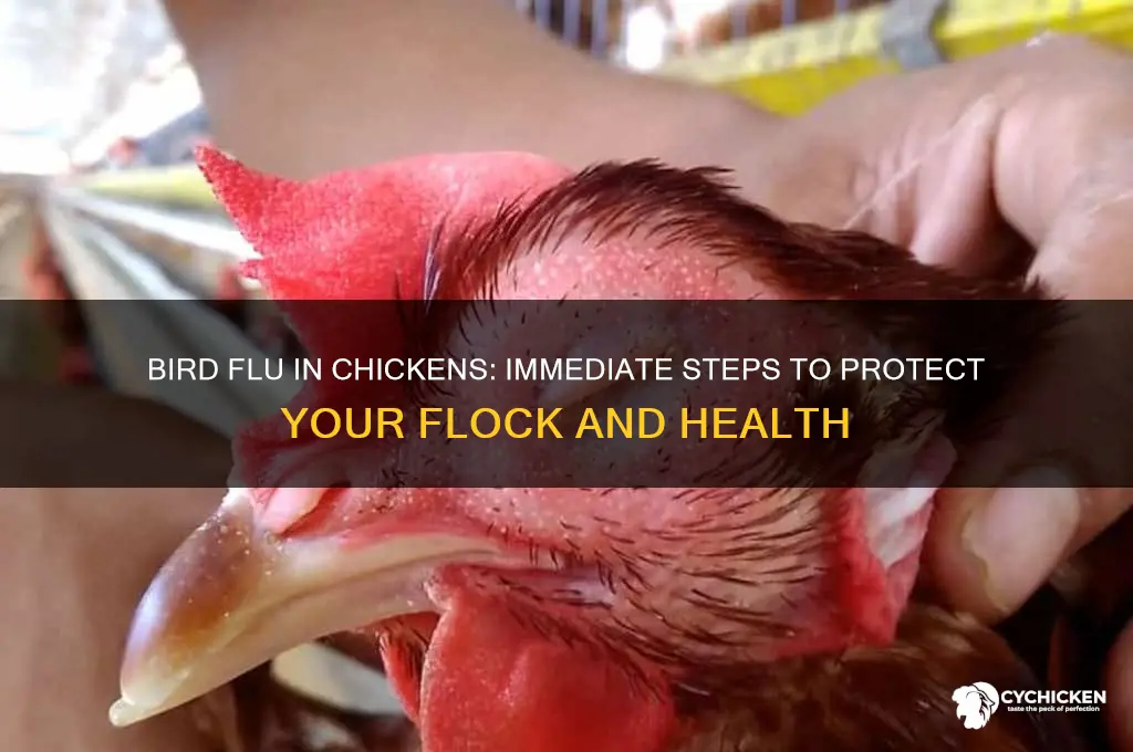 what to do if chicken has bird flu